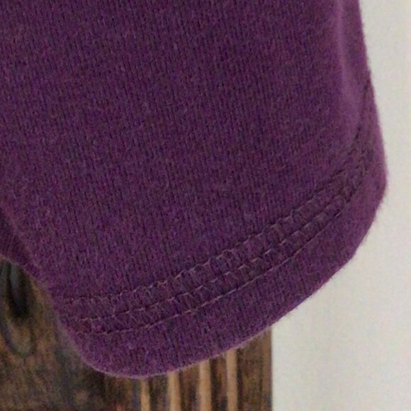 Authentic Burberry London 100% Cotton Purple top - Size XS / XXS - Picture 7 of 15